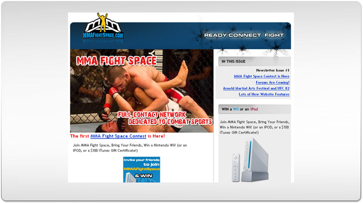 MMA Fight Space Newsletter by Chris Ilagan