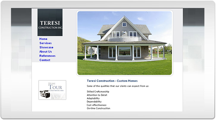 Teresi Construction Website by Chris Ilagan