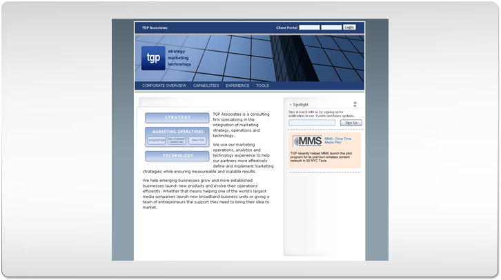 TGP Associates Website by Chris Ilagan
