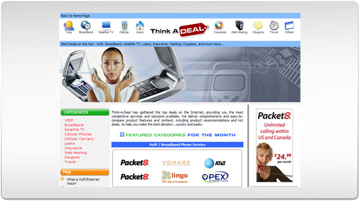 Think A Deal Site by Chris Ilagan